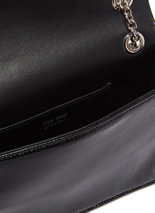 Detail View - Click To Enlarge - MIU MIU - Matelassé' Quilted Leather Crossbody Bag