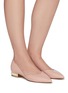 Figure View - Click To Enlarge - NICHOLAS KIRKWOOD - Casati D'orsay' Nappa Leather Flats