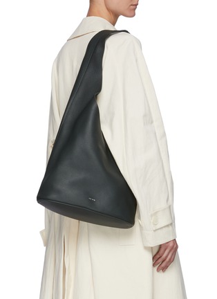 Figure View - Click To Enlarge - THE ROW - Bindle Three Leather Shoulder Bag
