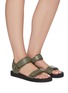 Figure View - Click To Enlarge - THE ROW - Hook and Loop' Sandals