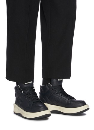 Figure View - Click To Enlarge - RICK OWENS  - x Converse TURBOWPB High Top Sneakers