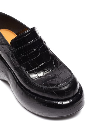 Detail View - Click To Enlarge - LOEWE - Wedge' Slip On Loafers