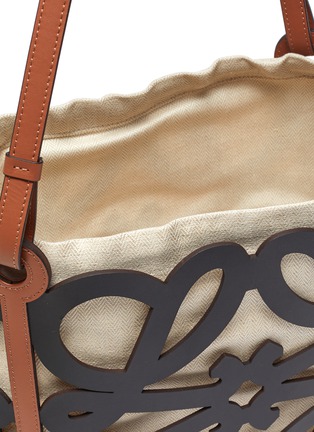 Detail View - Click To Enlarge - LOEWE - Anagram Cut-Out Calfskin Small Tote