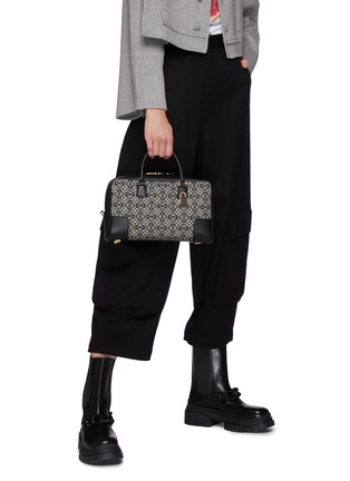 Front View - Click To Enlarge - LOEWE - Amazona' 28 Jacquard Calf Leather Bag