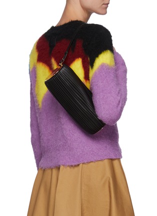 Front View - Click To Enlarge - LOEWE - Pleated Nappa Bracelet Pouch