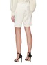 Back View - Click To Enlarge - ALEXANDER WANG - Koi Fish Embroidery Silk Shorts