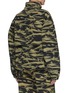 Back View - Click To Enlarge - ALEXANDER WANG - Tiger Print Camouflage Cotton Track Jacket