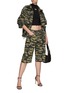 Figure View - Click To Enlarge - ALEXANDER WANG - Tiger Print Camouflage Cotton Track Jacket