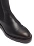 Detail View - Click To Enlarge - ALEXANDER WANG - Andy' Cut Out Heel Leather Knee High Chelsea Boots