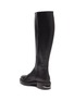  - ALEXANDER WANG - Andy' Cut Out Heel Leather Knee High Chelsea Boots