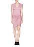 Main View - Click To Enlarge - HELMUT LANG - Twist front asymmetric modal jersey dress