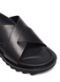 Detail View - Click To Enlarge - ESQ - Cross Leather Sandals