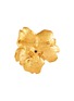 LANE CRAWFORD VINTAGE ACCESSORIES - AK Faux Pearl Gold Toned Floral Brooch