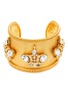 Main View - Click To Enlarge - LANE CRAWFORD VINTAGE ACCESSORIES - Butler & Wilson Diamanté Crown Gold Toned Bracelet
