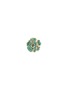 Main View - Click To Enlarge - LANE CRAWFORD VINTAGE ACCESSORIES - INTAGE LISNER FAUX TURQUOISE GOLD TONE LAYERED FLOWER BROOCH