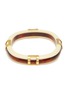 LANE CRAWFORD VINTAGE ACCESSORIES - Gold Toned Detailing Resin Bracelet