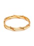 Main View - Click To Enlarge - LANE CRAWFORD VINTAGE ACCESSORIES - Coiling Wire Gold Toned Bangle