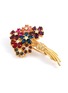 Detail View - Click To Enlarge - LANE CRAWFORD VINTAGE ACCESSORIES - VINTAGE UNSIGNED DIAMANTÉ GOLD TONE BROOCH