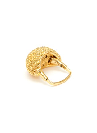 Detail View - Click To Enlarge - LANE CRAWFORD VINTAGE ACCESSORIES - Vendome Textured Gold Toned Metal Adjustable Ring