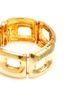 LANE CRAWFORD VINTAGE ACCESSORIES - Gold Toned Square Link Bracelet