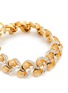 Detail View - Click To Enlarge - LANE CRAWFORD VINTAGE ACCESSORIES - Panetta Diamanté Braided Gold Toned Bracelet
