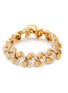 Main View - Click To Enlarge - LANE CRAWFORD VINTAGE ACCESSORIES - Panetta Diamanté Braided Gold Toned Bracelet