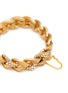 Detail View - Click To Enlarge - LANE CRAWFORD VINTAGE ACCESSORIES - Diamanté Brushed Gold Toned Braided Bracelet