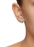 Figure View - Click To Enlarge - LANE CRAWFORD VINTAGE ACCESSORIES - Wiesner Diamanté Small Floral Earrings