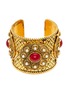 LANE CRAWFORD VINTAGE ACCESSORIES - Christian Dior Pearl Beaded Gold Toned Cuff