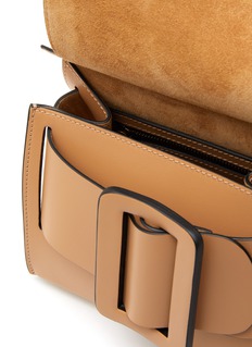 BOYY | Karl 19' Oversized Buckle Top Handle Small Leather Bag 