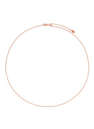 Main View - Click To Enlarge - LOQUET LONDON - 14k rose gold 18"" chain