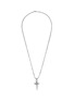 Main View - Click To Enlarge - JOHN HARDY - ‘CLASSIC CHAIN’ STERLING SILVER KERIS DAGGER CROSS PENDANT BOX CHAIN NECKLACE