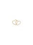 Main View - Click To Enlarge - LOQUET LONDON - 'Linked Hearts' 18k yellow gold charm – Always Together