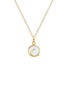 Figure View - Click To Enlarge - LOQUET LONDON - 18k yellow gold moon charm - Intuition