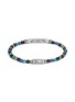 Detail View - Click To Enlarge - JOHN HARDY - Classic Chain' Lapis Lazuli Onyx Jade Turquoise, Silver Beads ID Pusher Clasp Bracelet