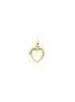 Main View - Click To Enlarge - LOQUET LONDON - 14k yellow gold rock crystal heart locket - Small 12mm