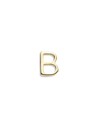 Main View - Click To Enlarge - LOQUET LONDON - 18k yellow gold letter charm - B