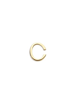 Main View - Click To Enlarge - LOQUET LONDON - 18k yellow gold letter charm - C
