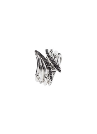 Detail View - Click To Enlarge - JOHN HARDY - Bamboo Sapphire Spinel Sterling Silver Ring — Size 7