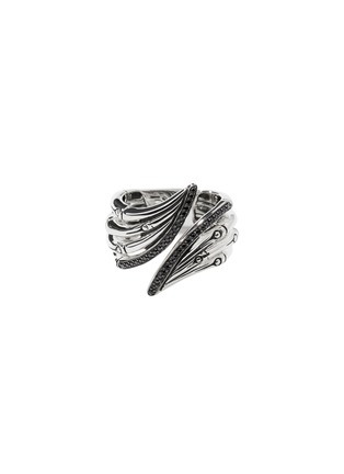 Main View - Click To Enlarge - JOHN HARDY - Bamboo Sapphire Spinel Sterling Silver Ring — Size 7
