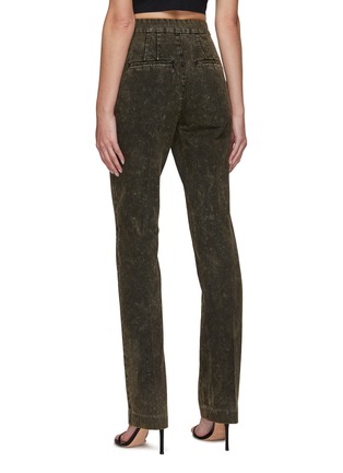 Back View - Click To Enlarge - ALEXANDERWANG - High Waist Acid Wash Flare Leg Pants