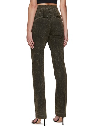 Back View - Click To Enlarge - ALEXANDER WANG - High Waist Acid Wash Flare Leg Pants