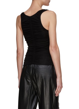 Back View - Click To Enlarge - ALEXANDER WANG - Centre Ruched Tank Top