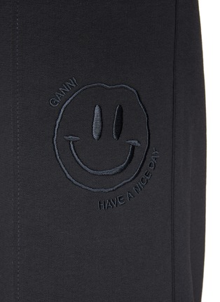  - GANNI - Logo Embroidered Cotton Sweatpants