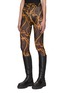 Front View - Click To Enlarge - GANNI - Chain Print Mesh Leggings