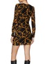 Back View - Click To Enlarge - GANNI - Chain Print Long Sleeved Dress