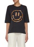 Main View - Click To Enlarge - GANNI - LIGHT COTTON JERSEY SMILEY FACE T-SHIRT