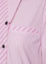 GANNI - Point Collar Striped Cotton Shirt
