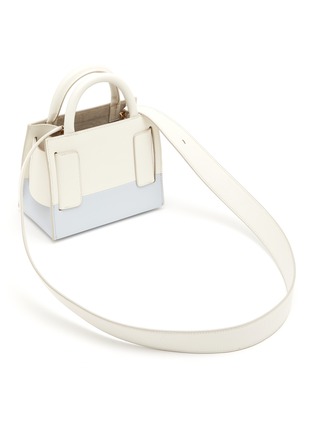 Detail View - Click To Enlarge - BOYY - Small 'Bobby 18' Oversized Buckle Strap Colour Blocking Leather Tote Bag