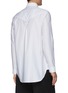 Back View - Click To Enlarge - BURBERRY - Four Pocket Contrasting Stitching Cotton Shirt